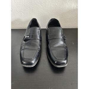 Black Men's Slip-on Loafers Size 7W